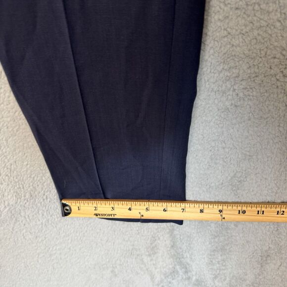 Express Pants Mens 32x34 Blue Slim Performance Stretch Wool Blend Tuxedo - Picture 5 of 12